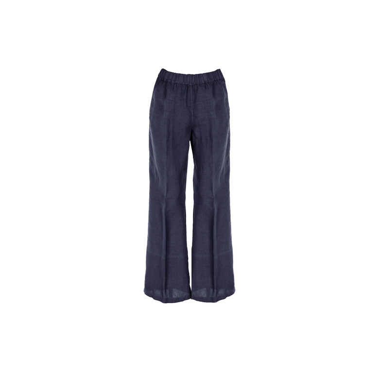 120%lino pantalon bleu 1