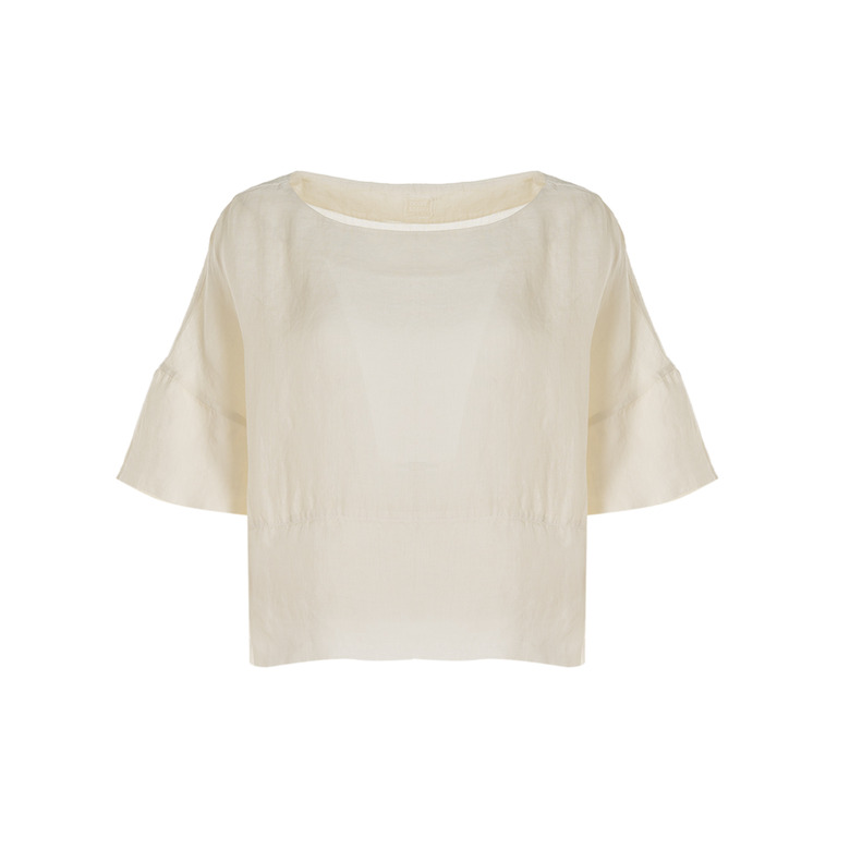 120%lino blouse ecru 1