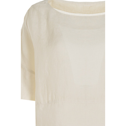 120%lino blouse ecru