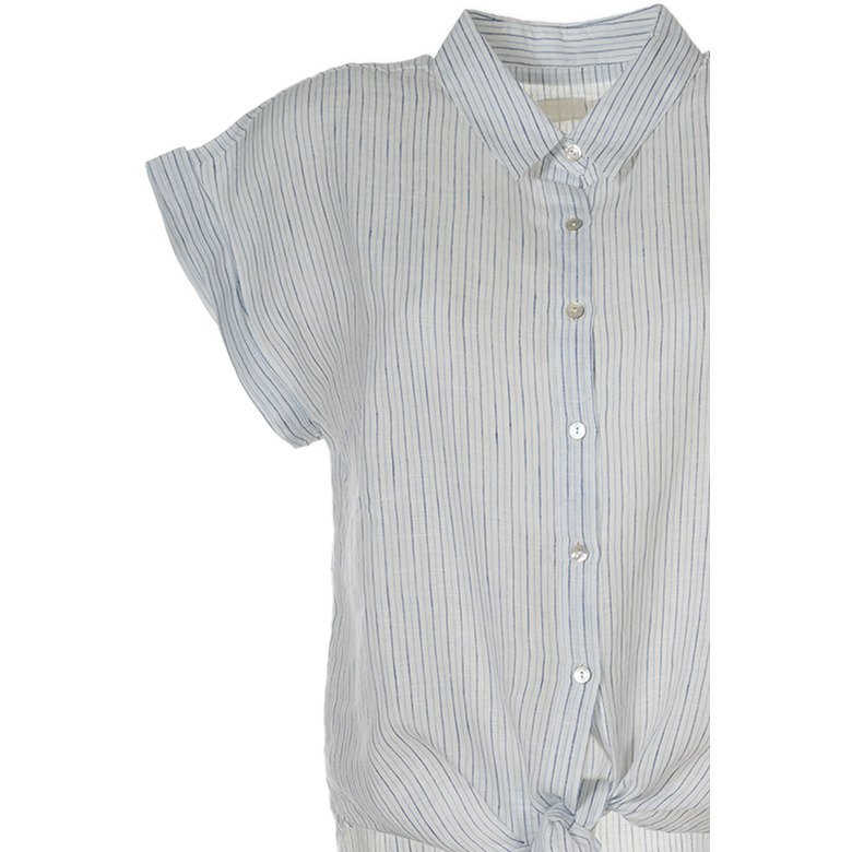 120%lino blouse blauw 2
