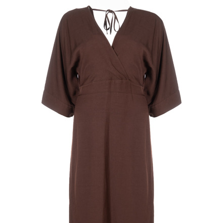 Meme Road jurk bruin