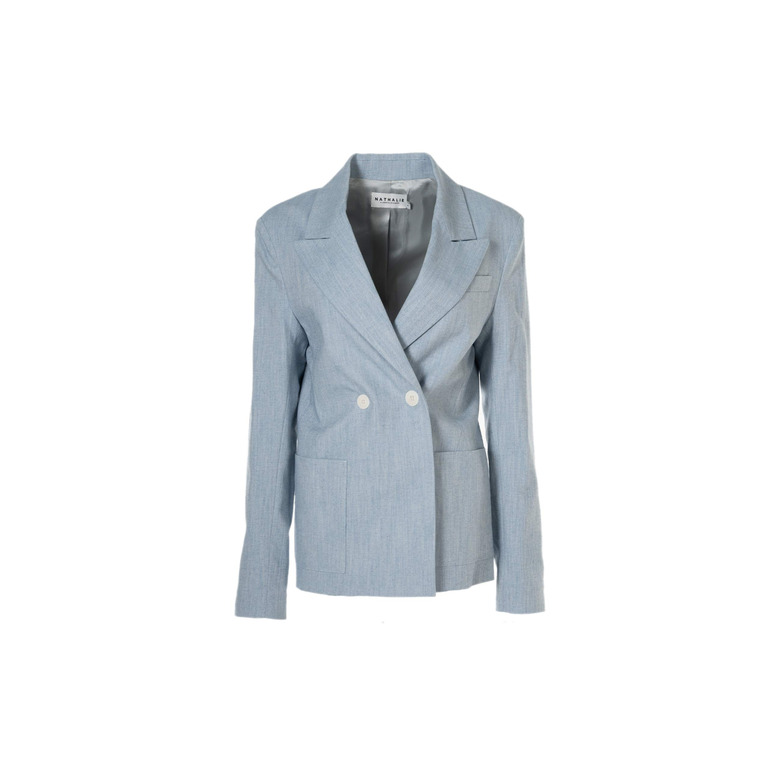 Nathalie Vleeschouwer blazer bleu 1
