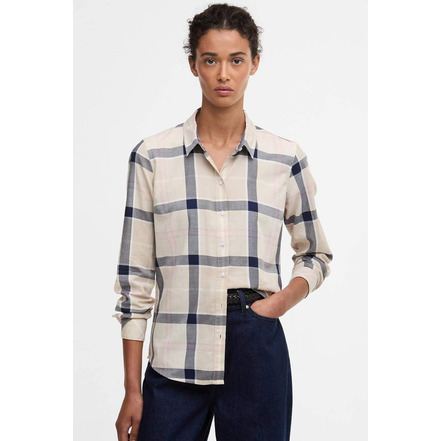 Barbour blouse blauw