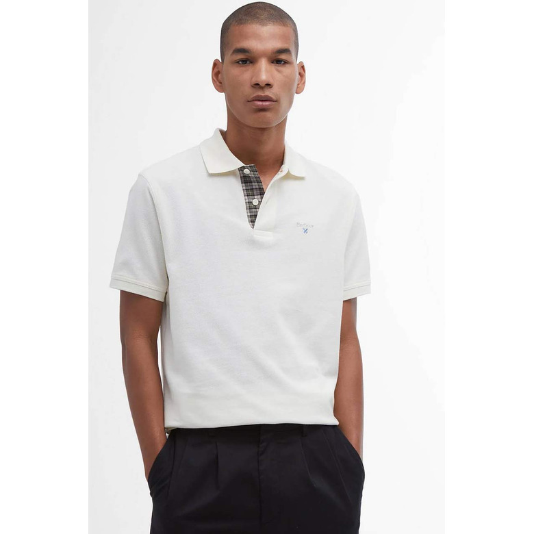 Barbour polo blanc 2