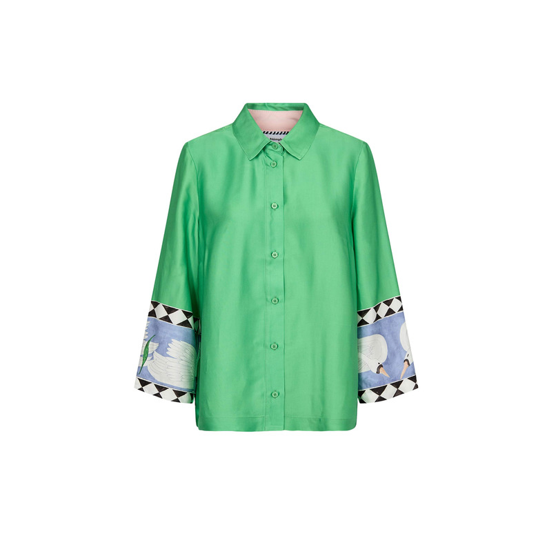 Numph blouse groen 1