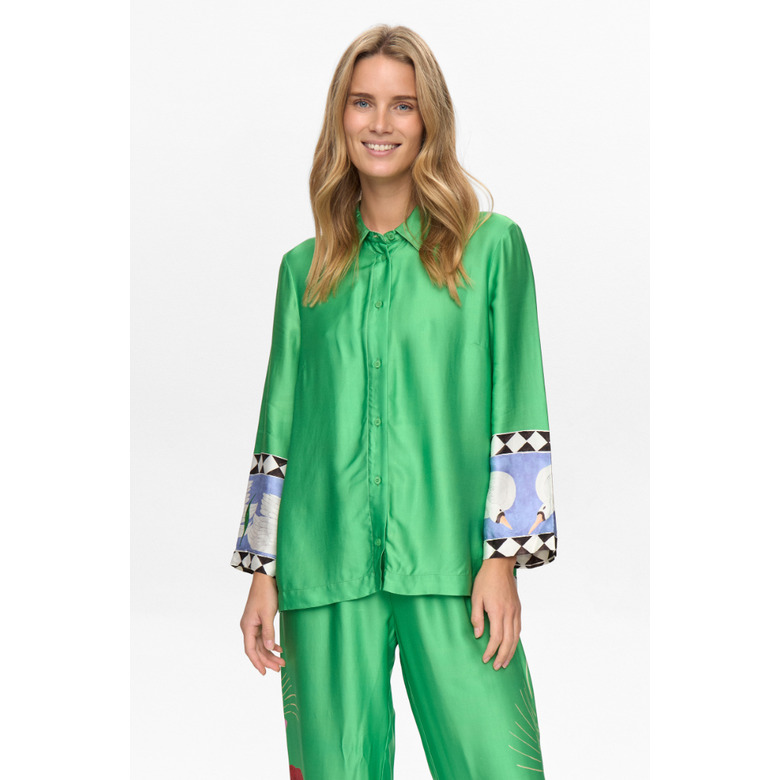 Numph blouse groen 2