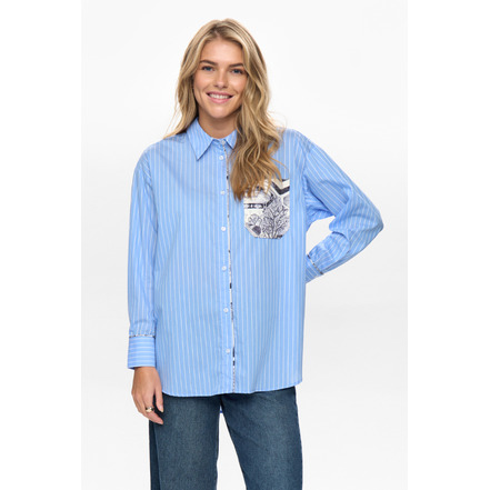 Numph blouse blauw