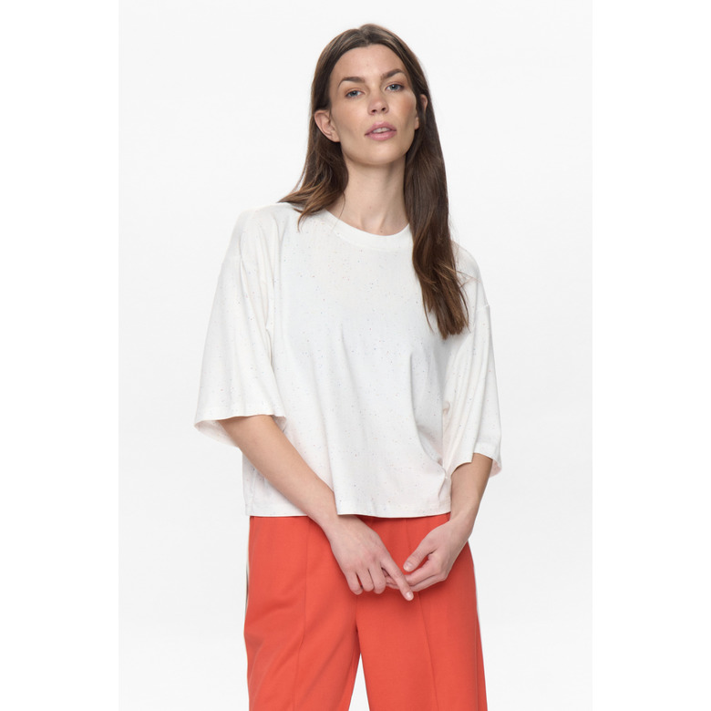 Numph t-shirt ecru 2