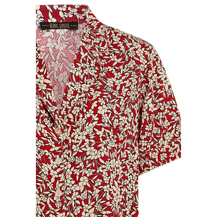 King Louie blouse rood