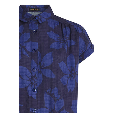 King Louie blouse blauw