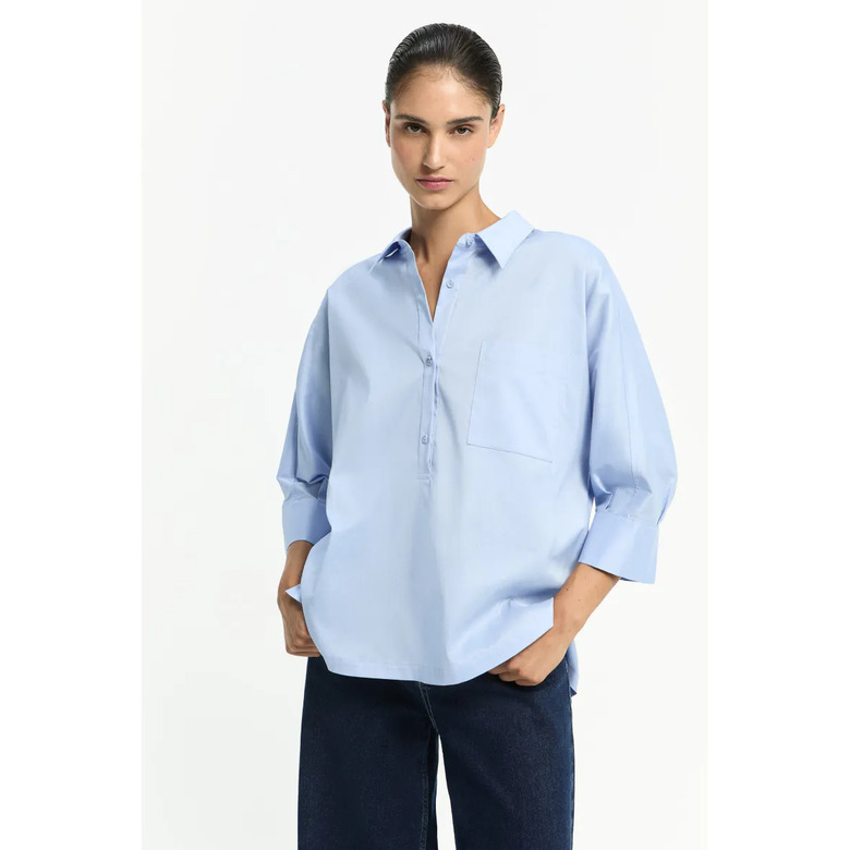 Xandres bluse blau 2