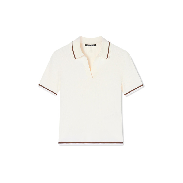 Armani Exchange polo ecru 1