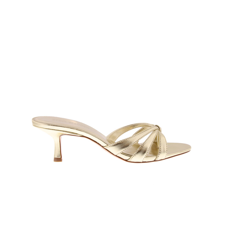 Steve Madden slippers gold 1
