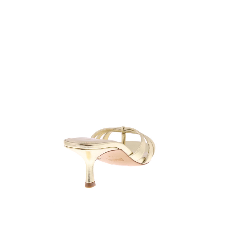 Steve Madden slippers gold 4