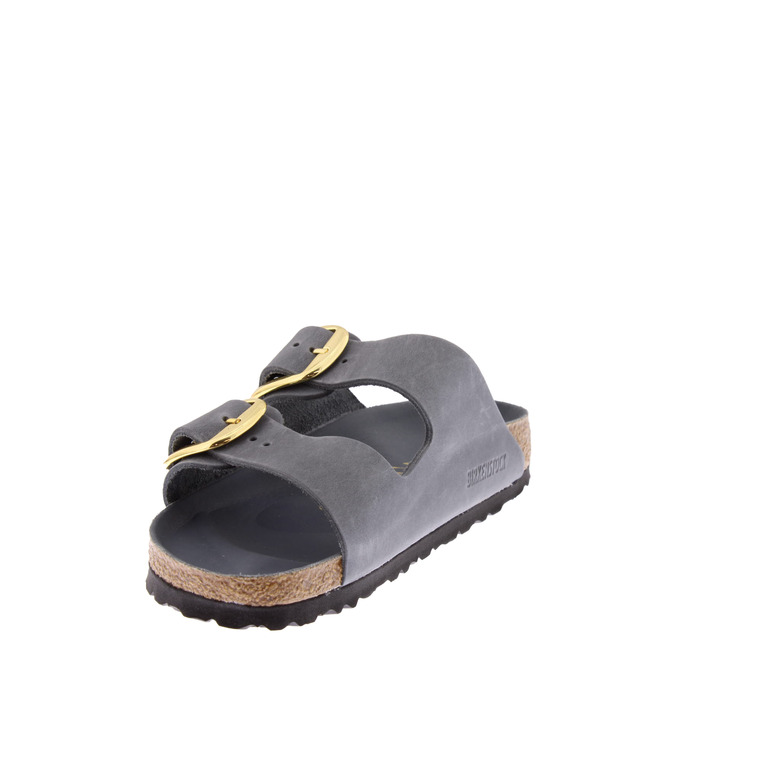 Birkenstock slippers grijs 3