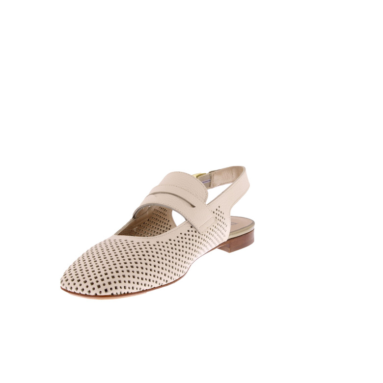 Pertini slingbacks ecru 3