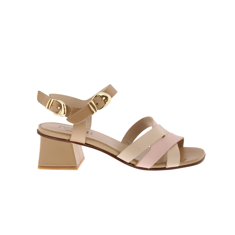 Pertini sandals camel 1