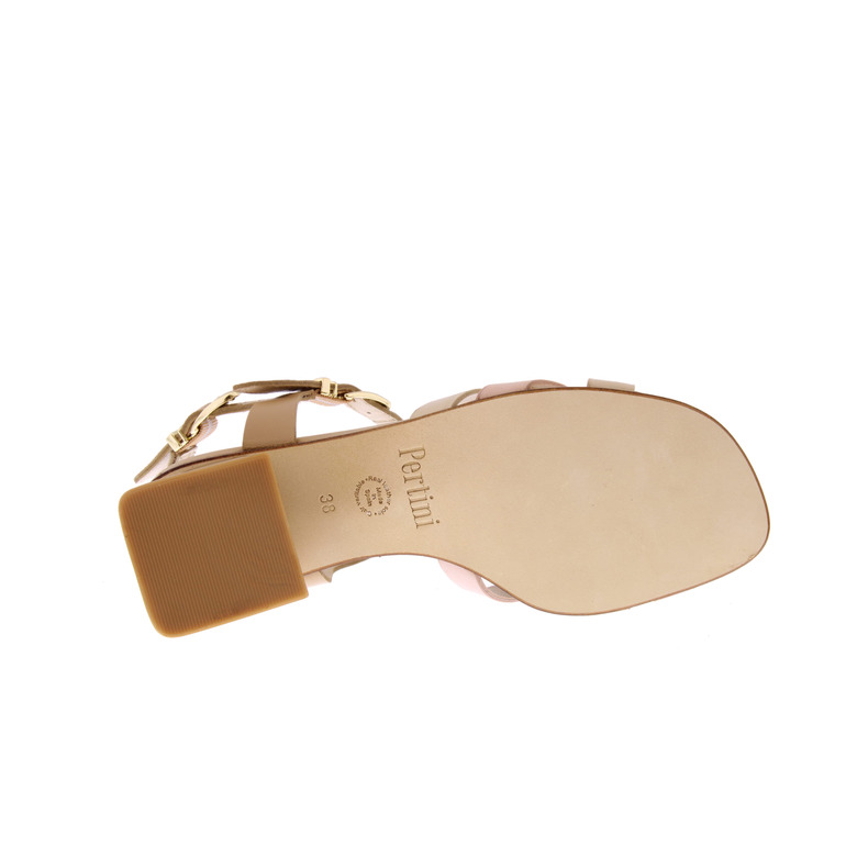 Pertini sandals camel 5