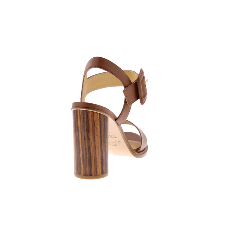 Atelier Content sandalen cognac 4