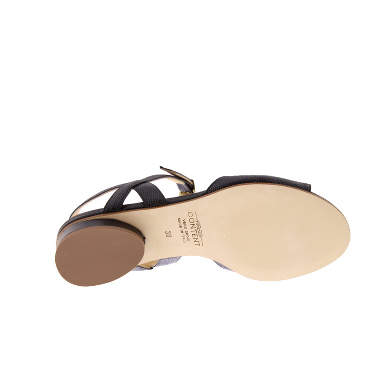 Atelier Content sandalen schwarz 5