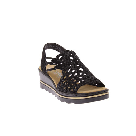 Rieker sandalen zwart