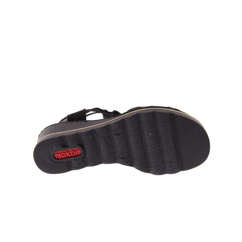 Rieker sandalen zwart 5
