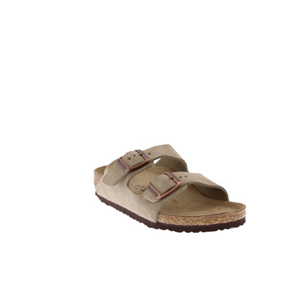 Birkenstock thong slippers taupe