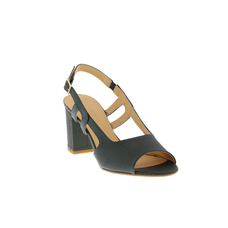 Atelier Content slingbacks groen 2