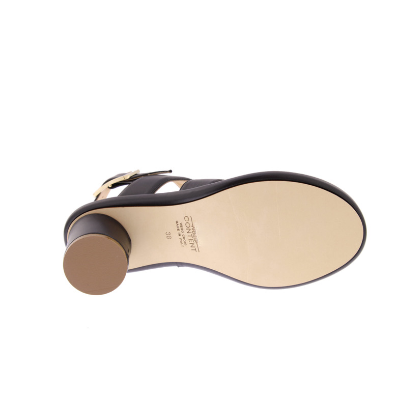 Atelier Content sandalen schwarz 5