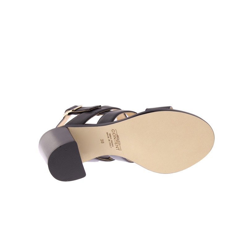 Atelier Content sandalen schwarz 5