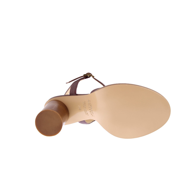 Atelier Content sandales bordeaux 5