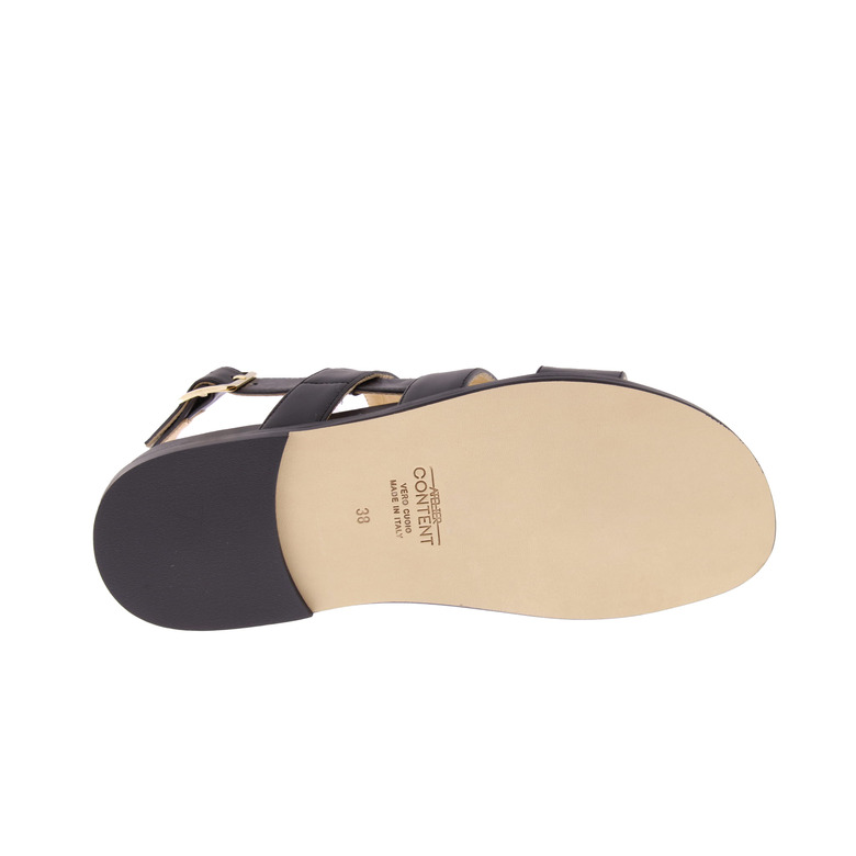 Atelier Content sandalen schwarz 5