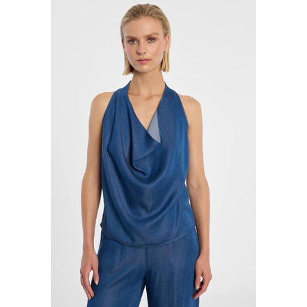 Ana Alcazar topje blauw