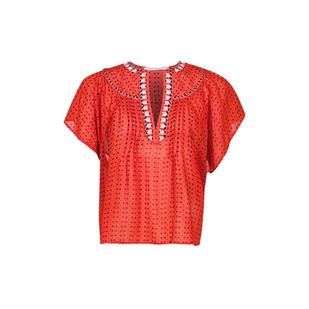 La Fee Maraboutee blouse oranje