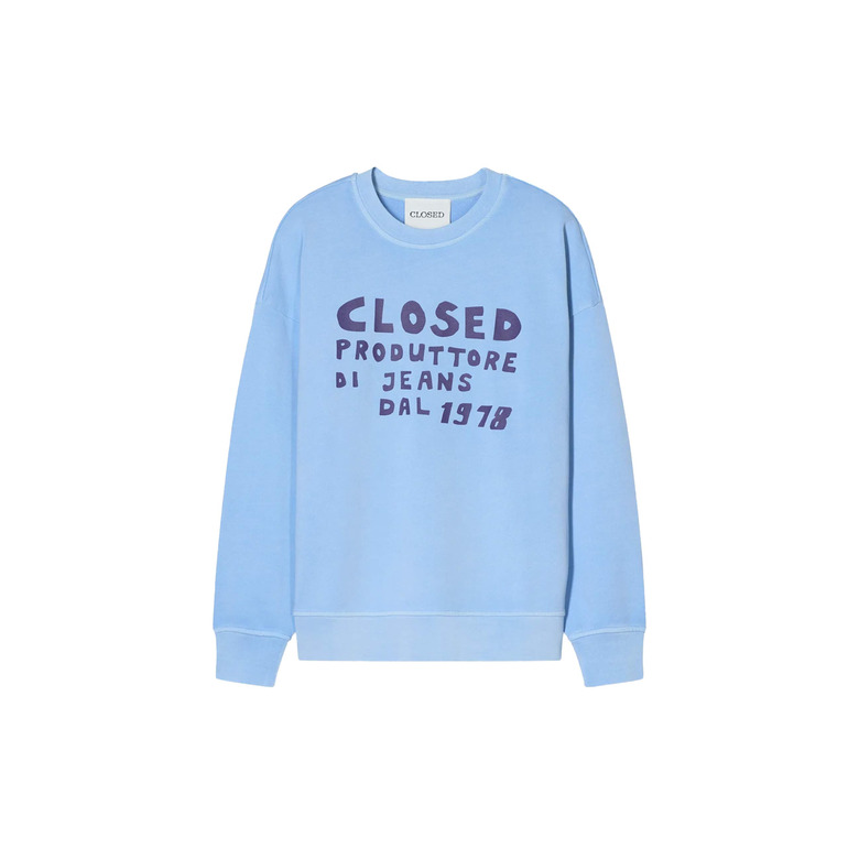 Closed sweater blauw 1