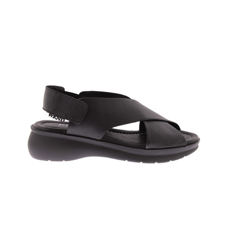 Weekend sandalen zwart