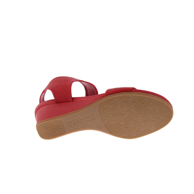 Weekend sandalen rood 5