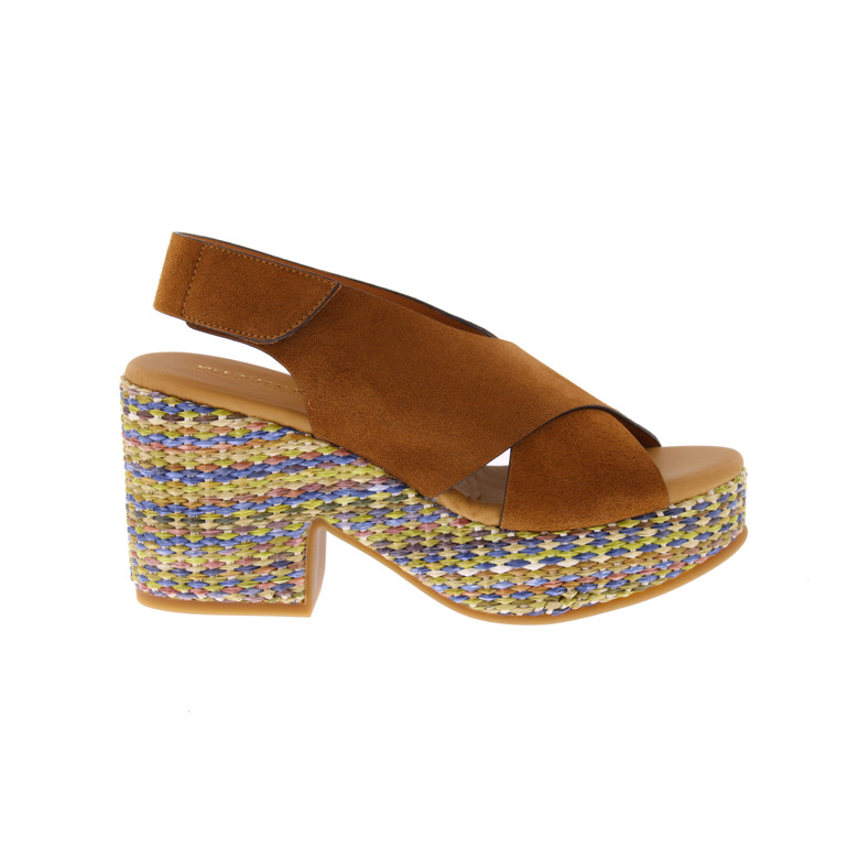 Weekend sandalen cognac 1