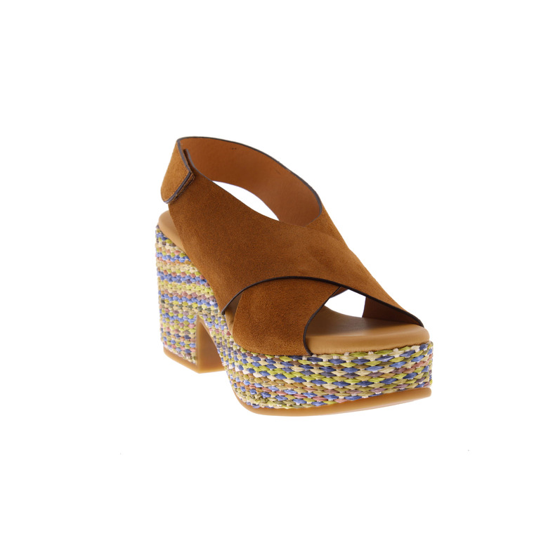 Weekend sandalen cognac 2