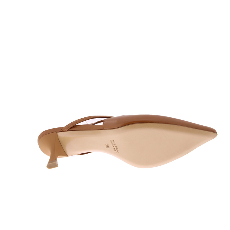 Gianmarco F. slingbacks cognac 5