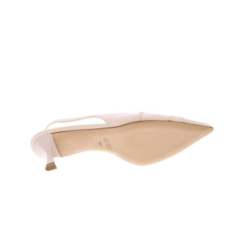 Gianmarco F. slingbacks ecru 5