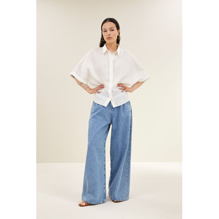 By-bar chemisier blanc