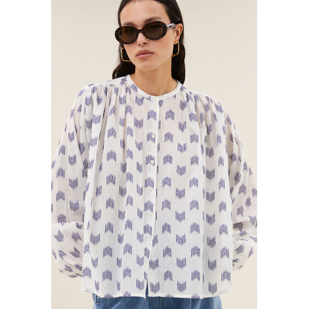 By-bar chemisier bleu