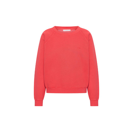 By-bar sweater rouge