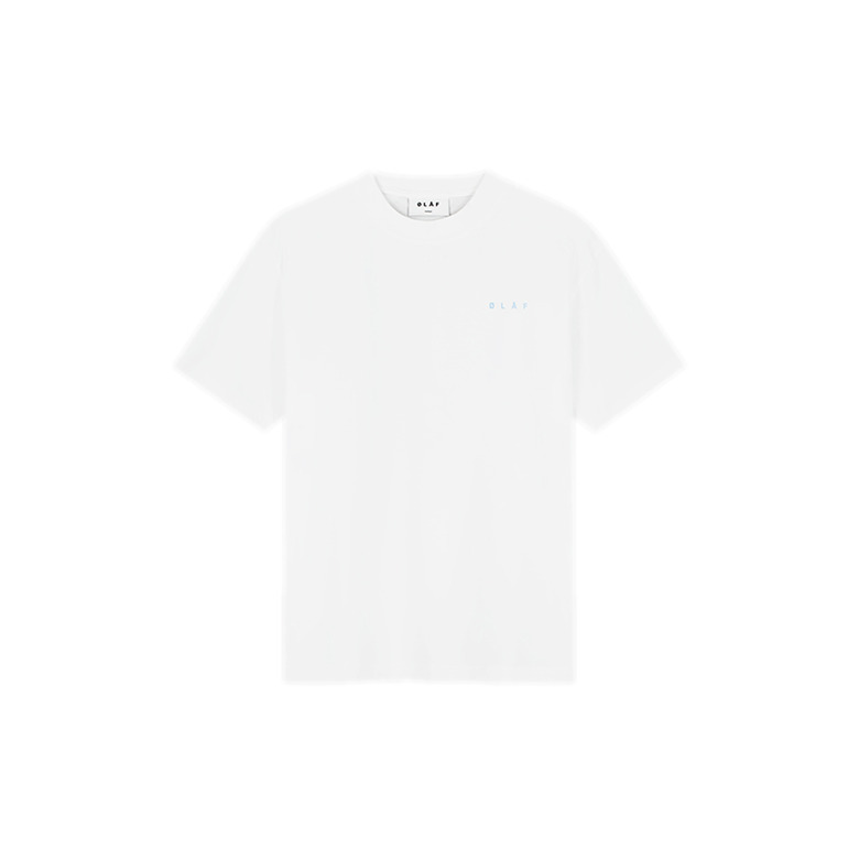 Olaf Hussein t-shirt wit 1