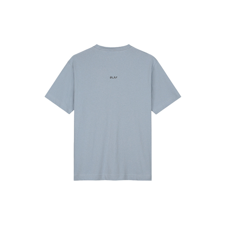 Olaf Hussein t-shirt blauw 2