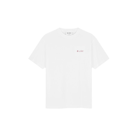 Olaf Hussein t-shirt wit