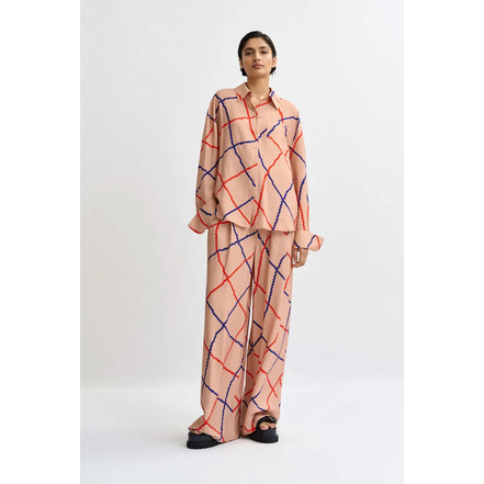 Essentiel broek multi color