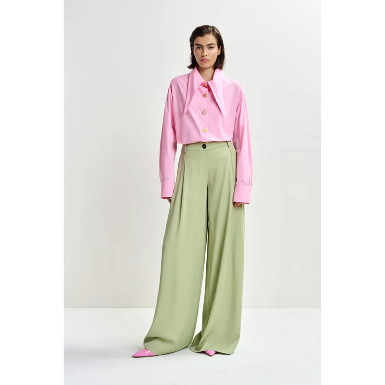 Essentiel broek groen 2