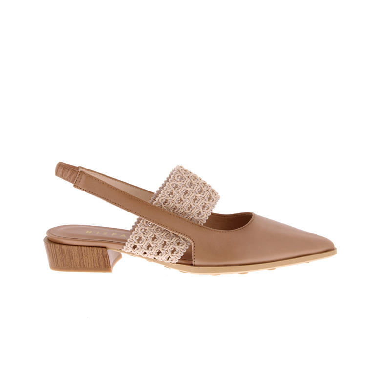 Hispanitas slingbacks camel 1